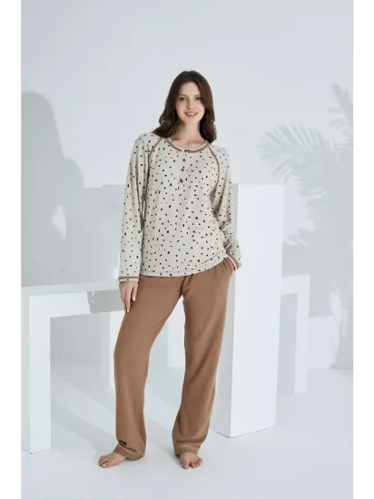 Etoile Pamuk  Uzun Kol Kadın Pijama Takım 98401