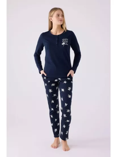 Arnetta 3056 Uzun Kollu Kadın Pijama Takımı