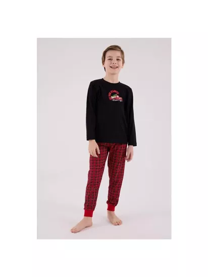 Arnetta Erkek Çocuk Siyah  Pijama Takımı 3515-S