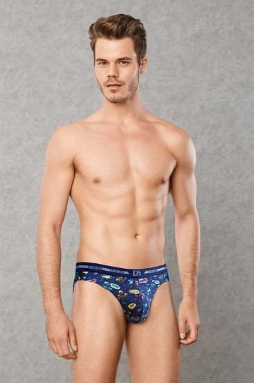 Doreanse 1279 İskelet Desenli Erkek Modal Slip