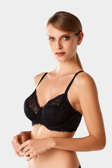 Pierre Cardin Garland Balenli Toparlayıcı Sütyen-Siyah