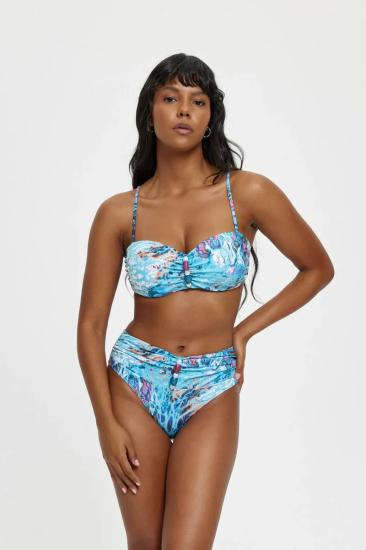 B11049 Boş Kaplı Straplez Bikini Takımı