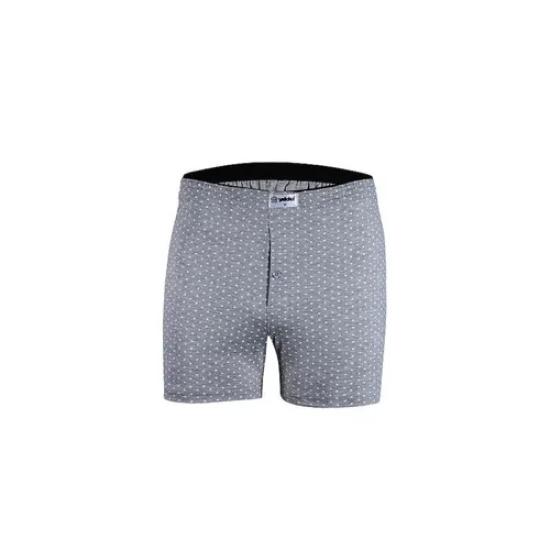 YILDIZLI  HAVLU BEL BOXER-Gri