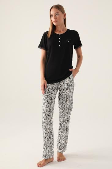 Arnetta 2898 Pamuklu Kısa Kollu Kadın Pijama Takımı