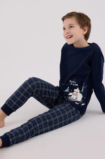 Arnetta Erkek Çocuk Lacivert Pijama Takımı