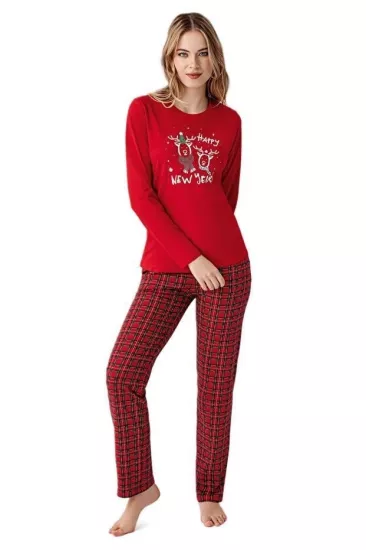 Arnetta Kadın Kırmızı Pijama Takımı 3514-S