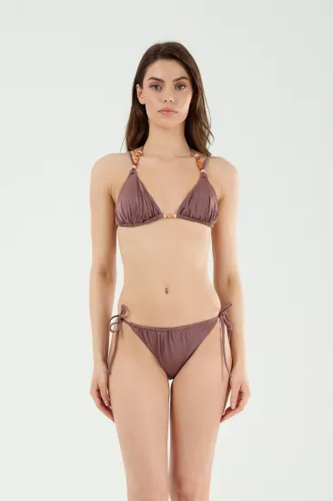 B21047 BONCUKLU ÜÇGEN BİKİNİ TAKIM