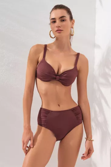 PİERRE CARDİN GINGER BALENLİ KAPLI BİKİNİ TAKIM-Toffee