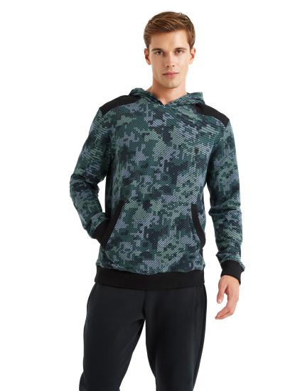 Blackspade 40627 Pamuklu Kapişonlu Erkek Sweatshirt