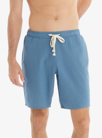 Blackspade Erkek Şort 40739 - Krem-Mavi̇