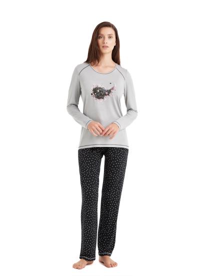 Blackspade 51610 Modal Uzun Kollu Kadın Pijama Takımı