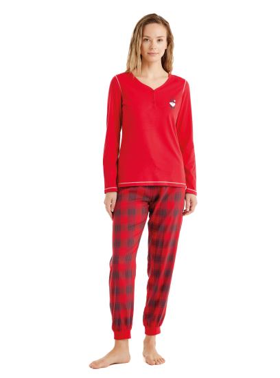 Blackspade 51623 Modal V Yaka Uzun Kollu Kadın Pijama Takımı