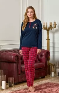 Cossy By Aqua Kadın Kırmızı Pijama Takımı 25047