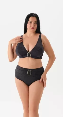 4087 BK Geniş Üçgen Bikini Takımı