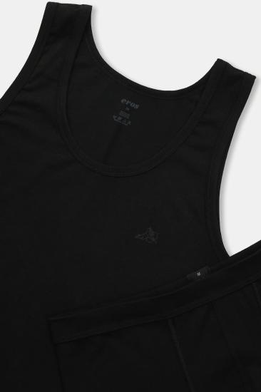 EROS ERKEK ATLET + BOXER ÇEYİZ-Si̇yah