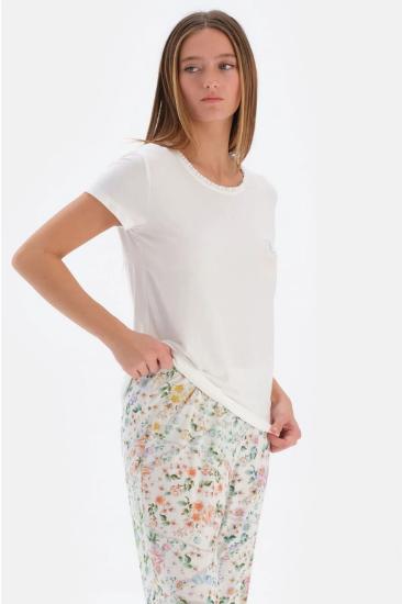 Eros 33570 Pamuklu Kısa Kollu Kadın Pijama Takımı
