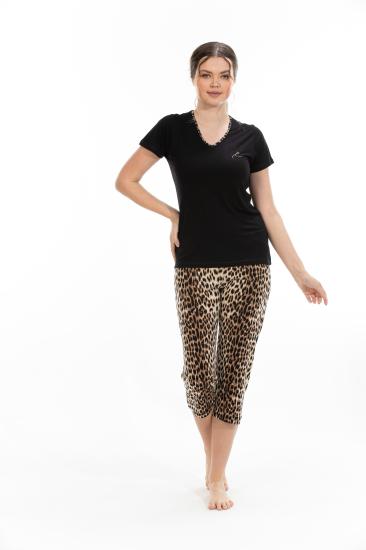 Etoile Kadın Bambu Yarım Kol Kapri Takım Pijama 71014