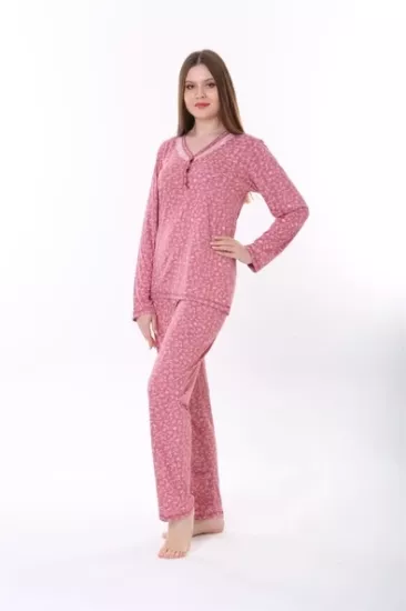 Etoile 73019 Kadın Uzun Kol  Bambu Pijama Takım