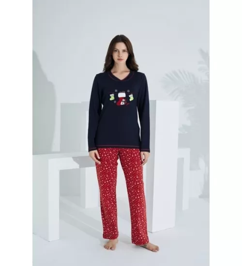 Etoile Kadın Pamuklu Pijama Takımı