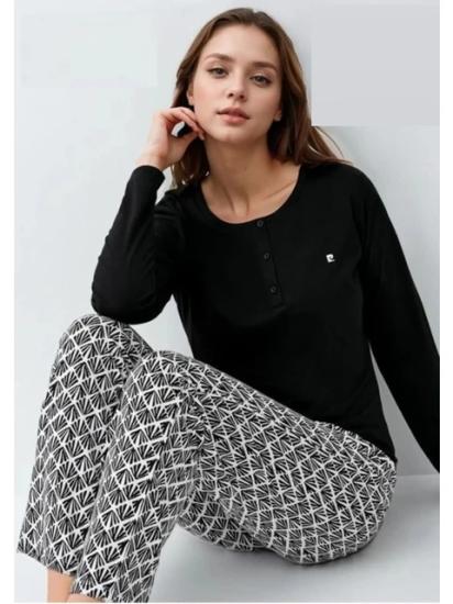 Pierre Cardin Kadın Siyah Pijama Takımı 9069-X