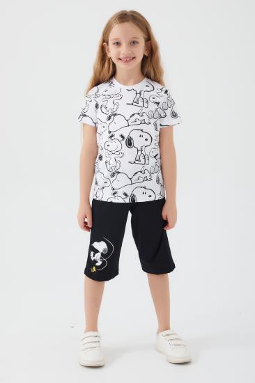 SNOOPY KIZ ÇOCUK KAPRİ TAKIM