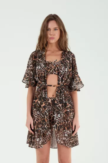 P25008 BAĞLAMALI LEOPAR PAREO