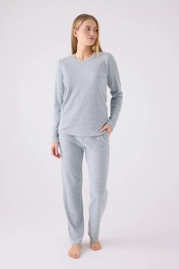 Pierre Cardin 8908 Uzun Kollu Kadın Pijama Takımı