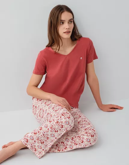 Pierre Cardin 9195 Kadın Kısa Kollu Pijama Takımı