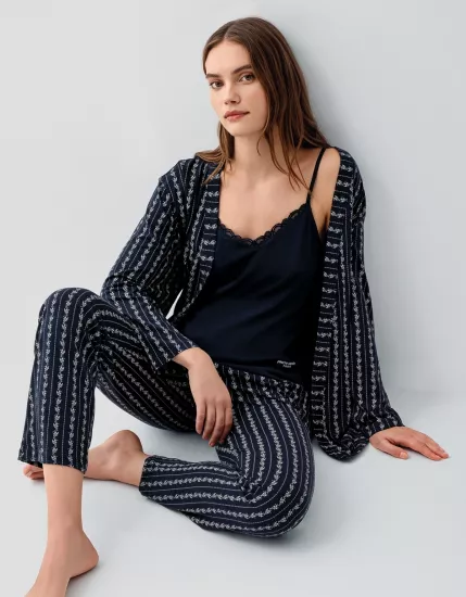 Pierre Cardin 9210 Kadın Sabahlıklı Takım