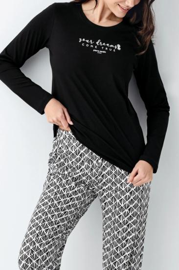Pierre Cardin Kadın Siyah Pijama Takımı 9068-S