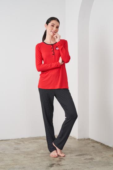 PJS 24532 KADIN PAMUKLU PİJAMA TAKIMI