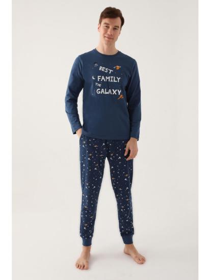 Roly Poly 3177 Desenli Uzun Kollu Erkek Pijama Takımı