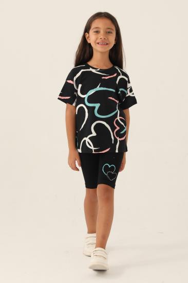 Roly Poly 3396 Pamuklu Kız Çocuk Bermuda Takım