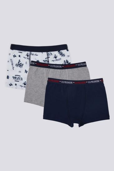 U.S POLO ERKEK ÇOCUK 3 LÜ BOXER