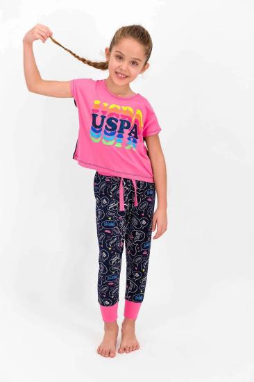 U.S POLO KIZ GARSON PİJAMA TAKIMI