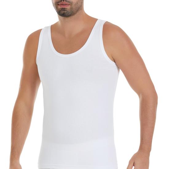 YILDIZ370 LİKRALI FORMEN ATLET BEYAZ