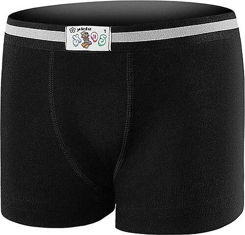 YILDIZ401 ÇOCUK LİKRALI BOXER SİYAH