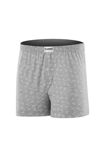 ÇAPALI HAVLU BEL BOXER-Gri