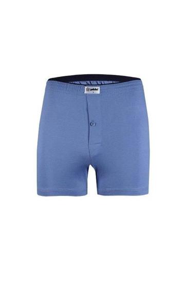 DÜZ HAVLU BEL BOXER-Mavi
