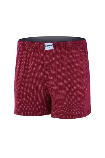 NOKTALI  HAVLU BEL BOXER-Bordo