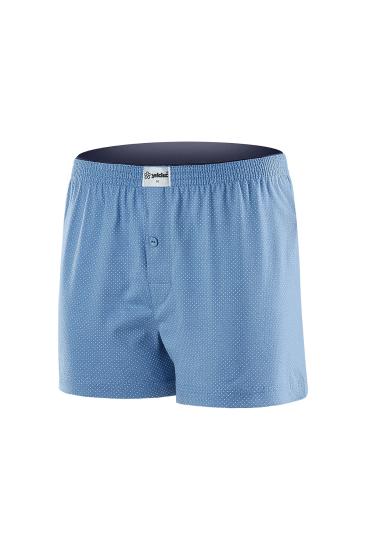 NOKTALI  HAVLU BEL BOXER-Mavi