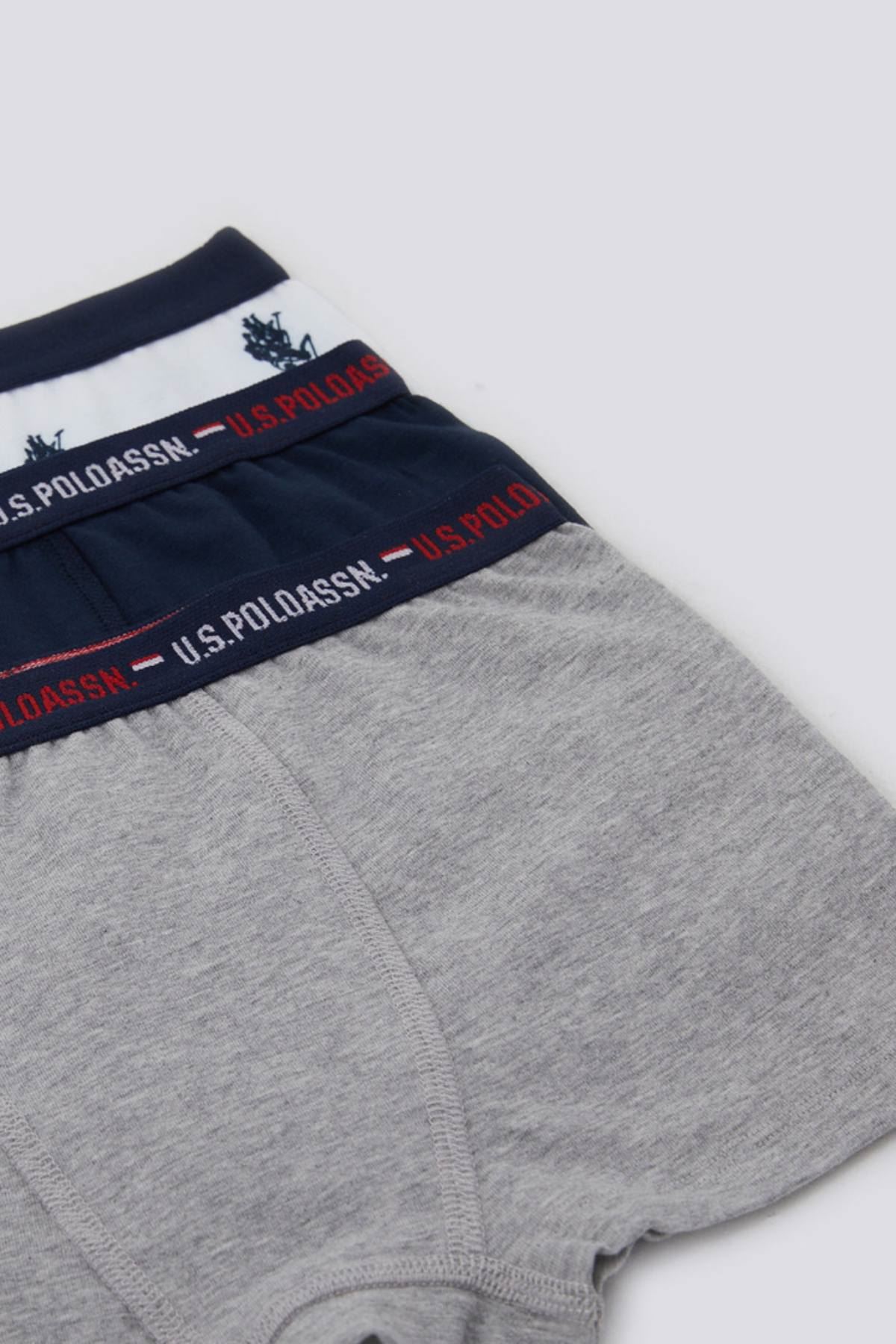 U.S POLO ERKEK ÇOCUK BOXER 3 LÜ TAKIM