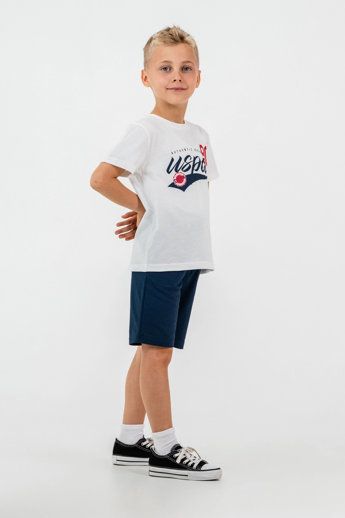 Us Polo 2431 Kısa Kollu Bermuda Takım