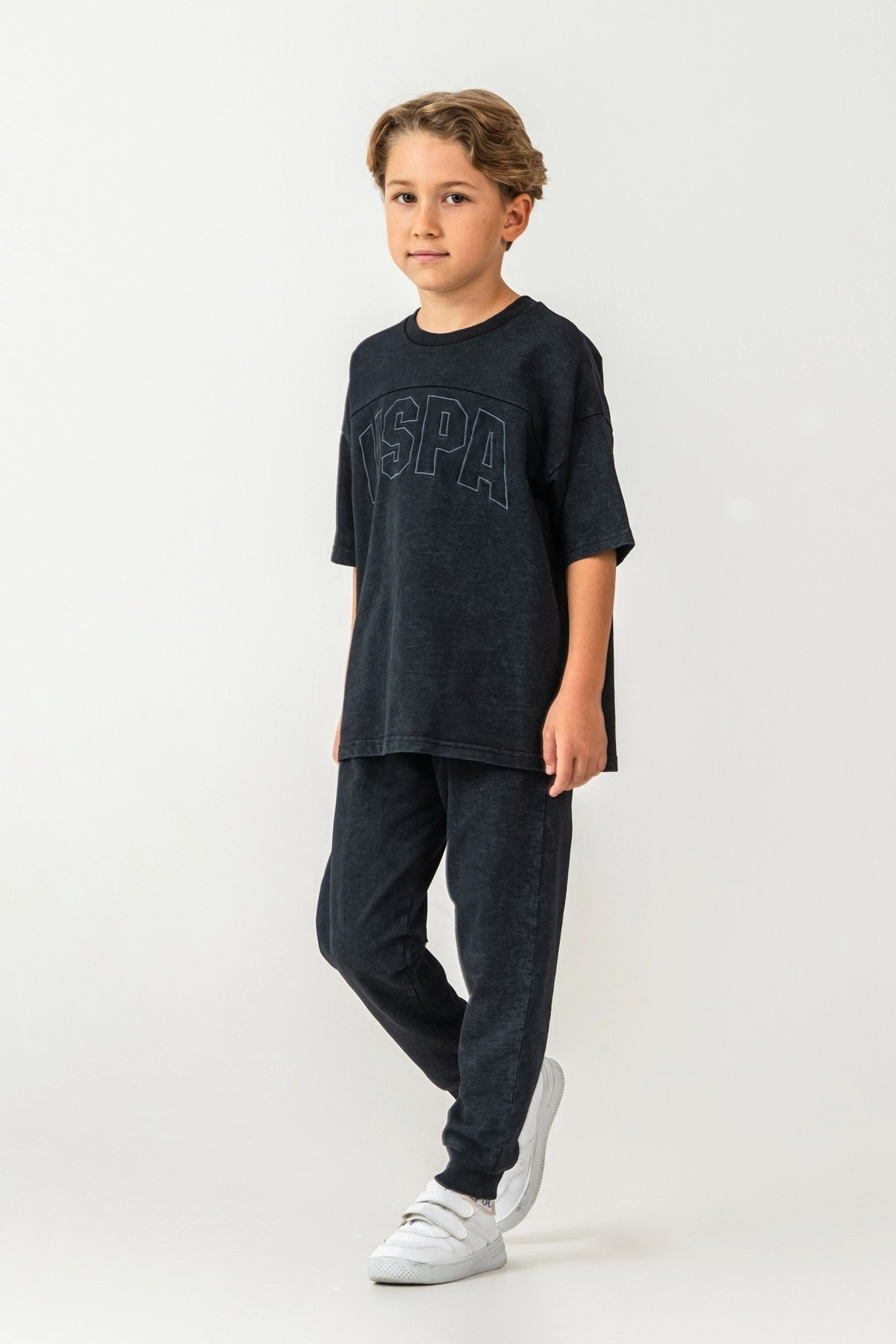 U.S. POLO ASSN. 2437 Erkek Çocuk Kısa Kol Bermuda Takım