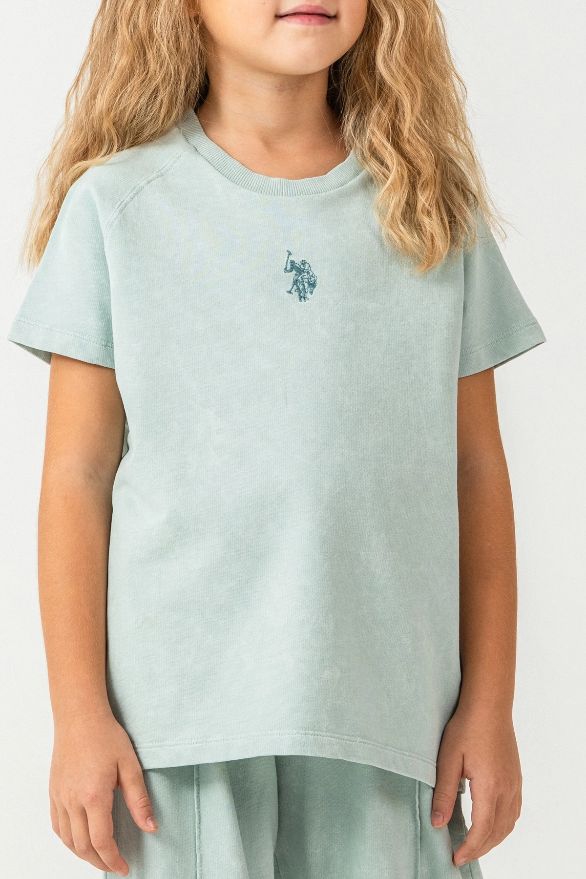 U.S. POLO ASSN. KIZ GARSON İKİLİ TAKIM-Su yeşili