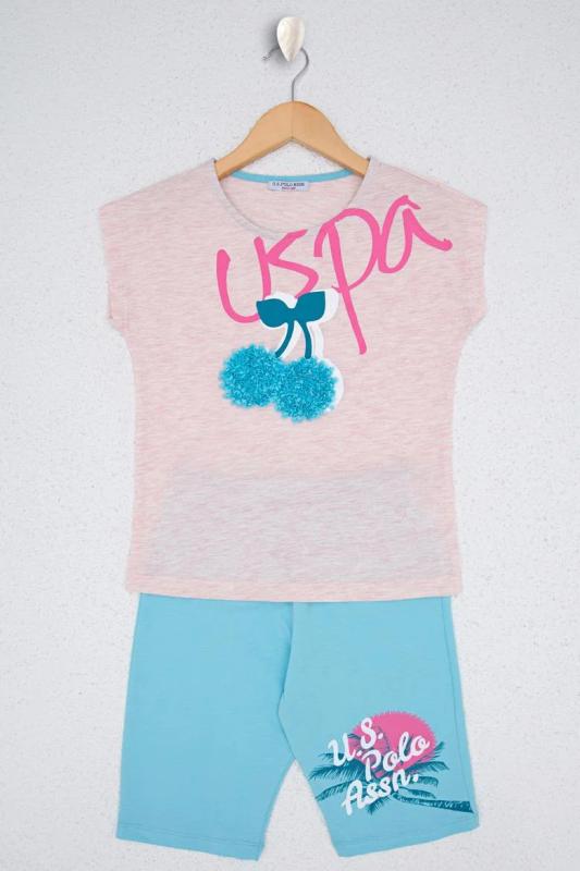 U.S POLO  KIZ ÇOCUK KAPRİ TAKIM