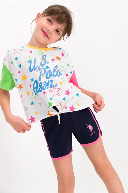 U.S POLO KIZ GARSON ŞORT TAKIM
