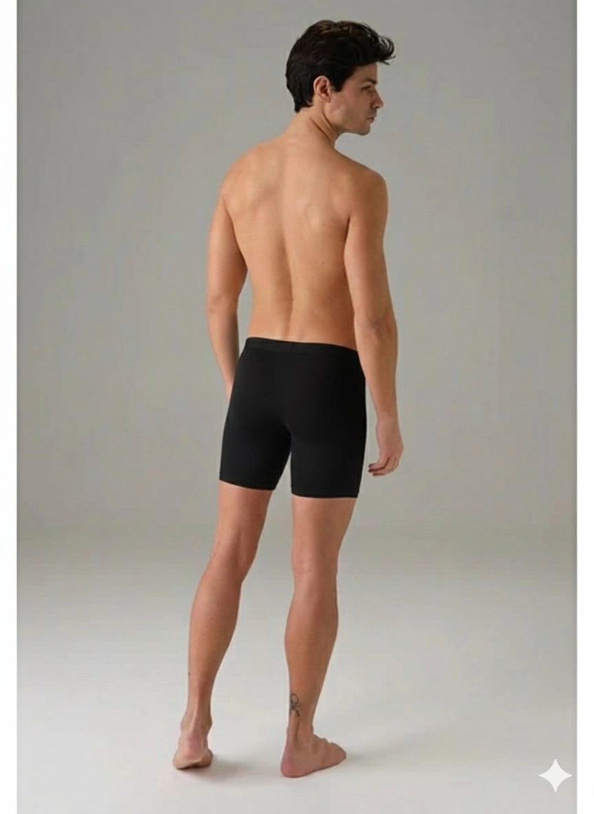 DOREANSE 1740P BÜYÜK BEDEN ERKEK BOXER-Siyah