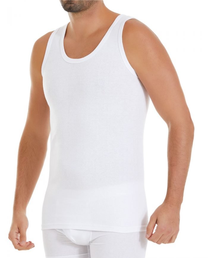 YILDIZ04 RİBANA ATLET BEYAZ