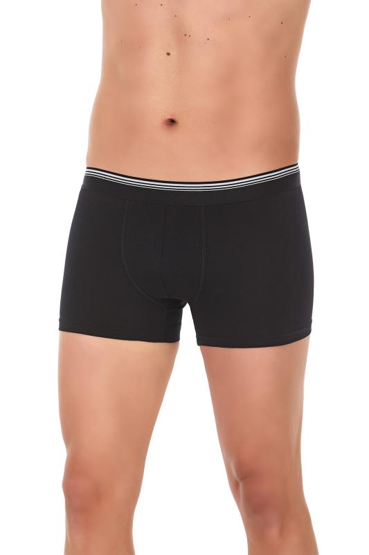 YILDIZ366 LİKRALI FORMEN BOXER SİYAH